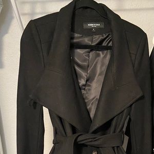 Women’s black wool coat- never worn!
